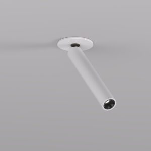 DK2517-WB Поворотный встраиваемый светильник SPACE со светодиодом H138mm d23mm 220V 8W 38° 4000К IP20 белый/черный алюминий