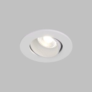 DK3061-WH Встраиваемый светильник, IP 20, 10 Вт, GU5.3, LED, белый/белый, пластик