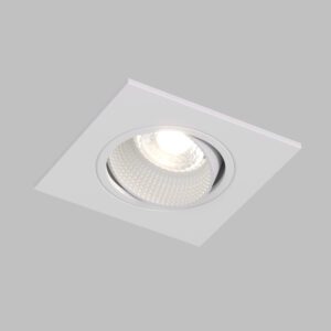DK3071-WH Встраиваемый светильник, IP 20, 10 Вт, GU5.3, LED, белый/белый, пластик
